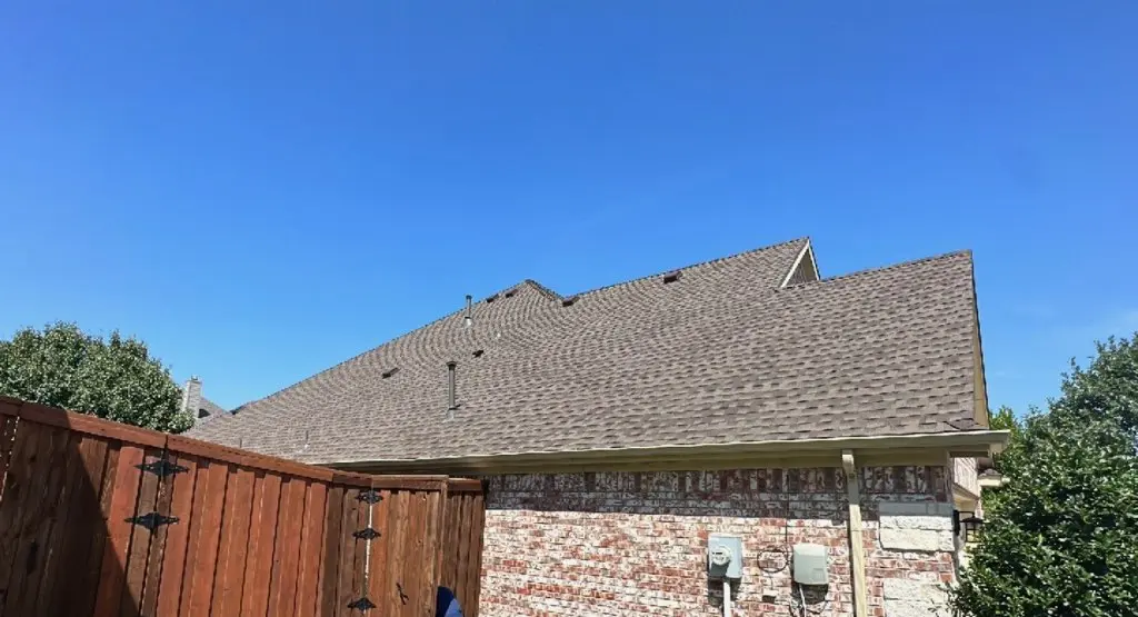 Completed roof replacement project in Alliance